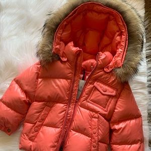 Moncler Baby peach jacket 12-18